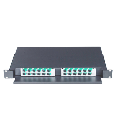 SC APC SC UPC Patch Panel فیبر نوری رک نصب شده با نوع اسلاید