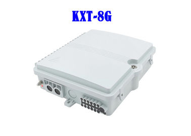 جعبه توزیع فیبر نوری 8 هسته ای PC خاکستری ABS Splitter Fiber Splicing LGX 1×8