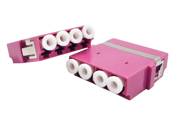 آداپتورهای فیبر نوری LC/PC 4P FTTx OM3 برای جعبه FTTH
