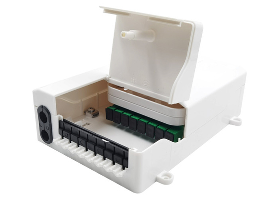 جعبه رومیزی فیبر نوری SGS 8 هسته FTTH LC APC Fiber Pigtail Adapter