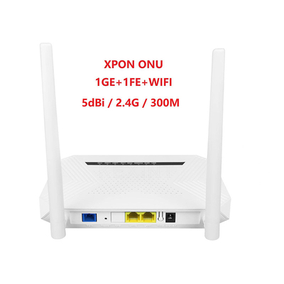 تجهیزات فیبر نوری واحد دروازه خانگی XPON ONU 2 پورت 1GE 1FE با WIFI