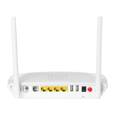 تجهیزات فیبر نوری شبکه بی سیم وای فای KEXINT KXT-XPE650-C CATV XPON AC Wifi ONU V2.0 Dual Band ONT