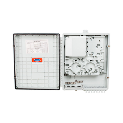 جعبه توزیع فیبر نوری KEXINT PC ABS جعبه پایانی FTTH دیواری سفید