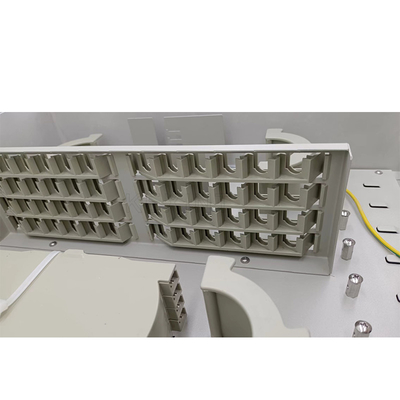 جعبه توزیع فیبر نوری KEXINT FTTH KXT-F-F در فضای باز 48 هسته خاکستری روشن سفارشی