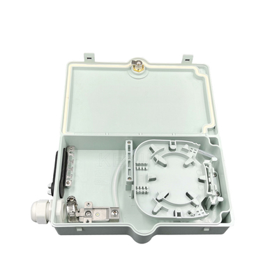 جعبه توزیع فیبر نوری KEXINT KXT-A-4B FTTH نصب دیواری سفید در فضای باز