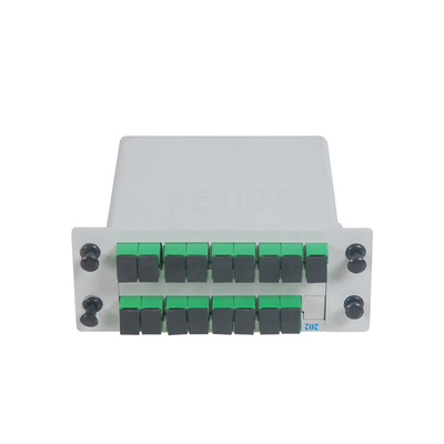 رنگی PLC Splitter 1X16 Fiber Separation SC APC Assette Type