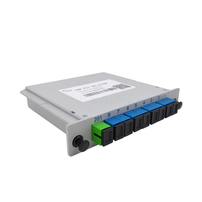 فیبر نوری LGX PLC Splitter FTTH 1x8 SC UPC نوع کارت اتصال