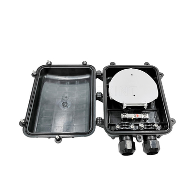 2 پورت بسته شدن فیبر نوری ضد آب ضد UV ضد آب در فضای باز FTTH IP68 6-96 هسته