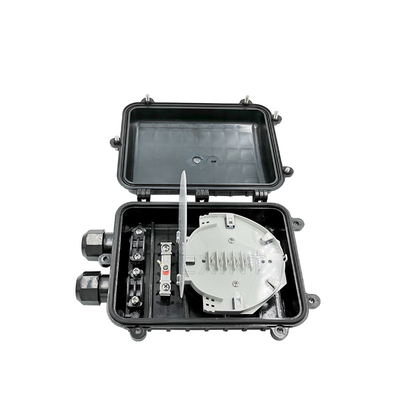 2 پورت بسته شدن فیبر نوری ضد آب ضد UV ضد آب در فضای باز FTTH IP68 6-96 هسته