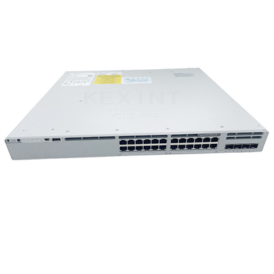 سوئیچ شبکه 24 پورت POE 4x10G C9300L C9300L-24P-4X-E ​​برای امنیت / اینترنت اشیا / ابر