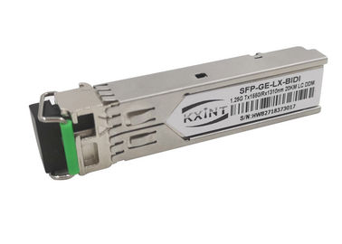 ماژول SFP فیبر نوری اترنت 1.25 گیگابیتی فرستنده گیرنده LC SX 1 جفت 20 کیلومتر T1550 R1310nm
