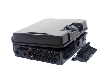 جعبه توزیع فیبر نوری سیاه 24 هسته ای نصب کامپیوتر ABS SMC