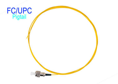 SM FC فیبر نوری وصله بند ناف Pigtail 0.9mm G657A1 درج 0.2 dB بازگشت 55 دسی بل