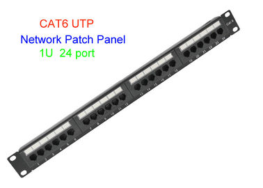 1U 19 Inch UTP Copper Lan Cable 2U CAT5E CAT6 24 48 Port RJ45 Patch Panel Network